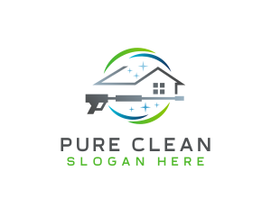 Clean Power Wash logo design