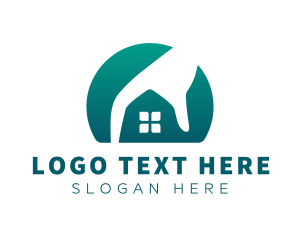 Negative Space - Hand House Realty logo design