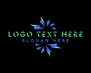 Futuristic - Geometric Futuristic Technology logo design
