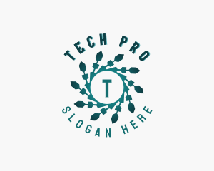 Technology Circuit Developer logo design