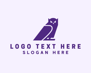 Avian - Owl Bird Animal logo design