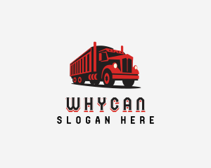 Roadie - Truckload Shipping Truck logo design
