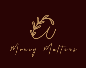 Asset Management - Vine Letter A logo design