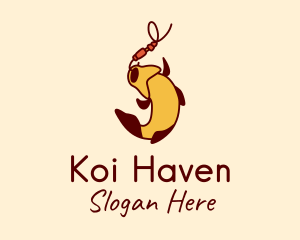 Koi - Koi Fish Bait logo design