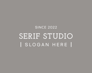 Serif - Premier Serif Firm logo design