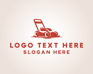 Lawn - Vintage Lawnmower Yard logo design