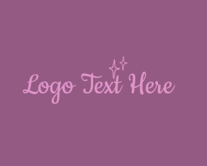 Handwriting - Classy Calligraphy Sparkle logo design