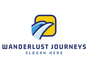 Pilot School - Bird Travel Agency logo design