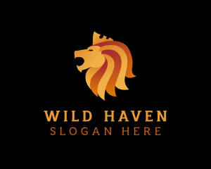 Lion Crown Zoo logo design