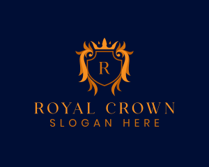 Royal Crown Shield  logo design