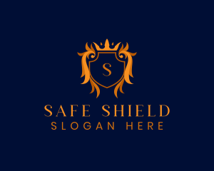 Royal Crown Shield  logo design