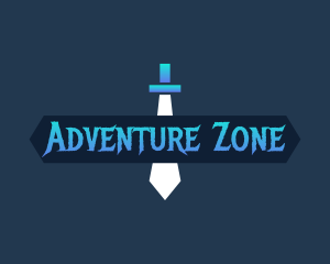 Adventure Game Wordmark logo design