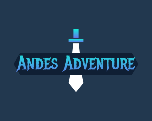 Adventure Game Wordmark logo design