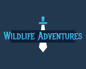 Adventure Game Wordmark logo design