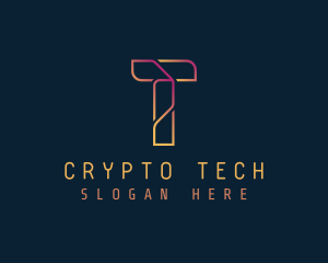 Cryptocurrency - Tech Cryptocurrency App logo design