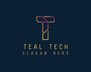 Tech Cryptocurrency App logo design