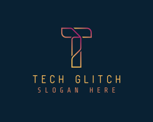 Tech Cryptocurrency App logo design