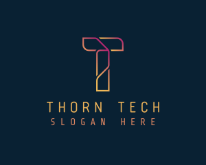 Tech Cryptocurrency App logo design