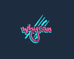 Graffiti Neon Paint Logo