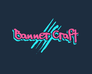 Graffiti Neon Paint logo design