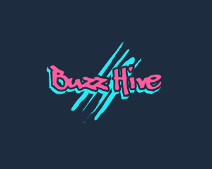 Graffiti Neon Paint logo design