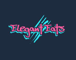 Graffiti Neon Paint logo design