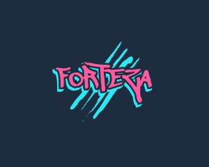 Graffiti Neon Paint logo design