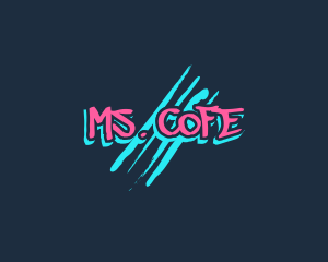 Graffiti Neon Paint logo design