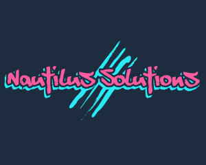 Graffiti Neon Paint logo design