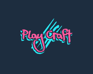 Graffiti Neon Paint logo design