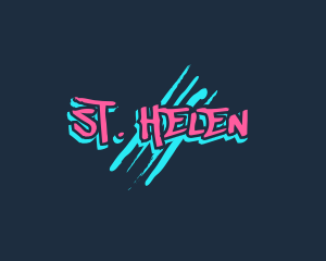 Graffiti Neon Paint logo design