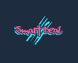 Graffiti Neon Paint logo design