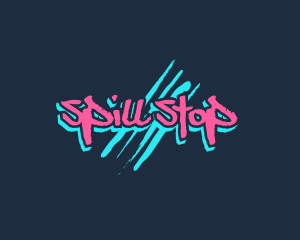 Graffiti Neon Paint logo design