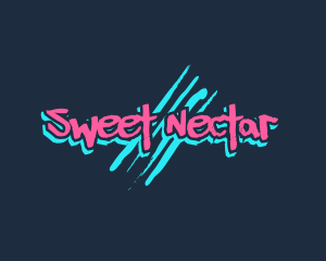 Graffiti Neon Paint logo design