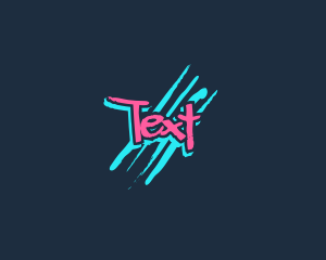 Graffiti Neon Paint logo design