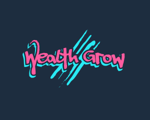 Graffiti Neon Paint logo design