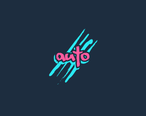Rapper - Graffiti Neon Paint logo design