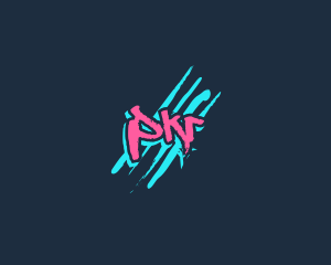 Graffiti Neon Paint logo design