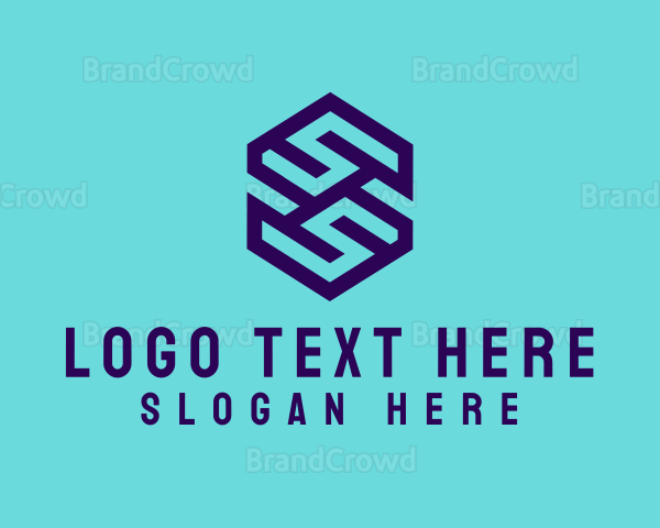 Generic Hexagon Letter SS Logo