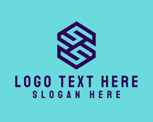 Letter Ss - Generic Hexagon Letter SS logo design
