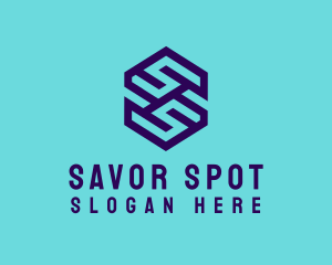 Generic Hexagon Letter SS logo design