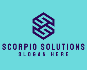 Generic Hexagon Letter SS logo design