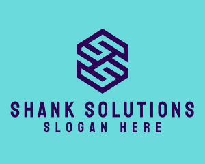 Generic Hexagon Letter SS logo design