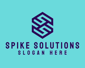 Generic Hexagon Letter SS logo design