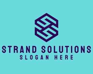 Generic Hexagon Letter SS logo design