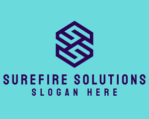 Generic Hexagon Letter SS logo design