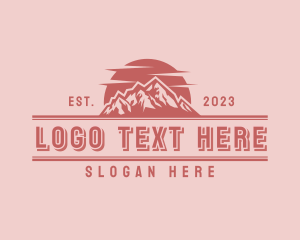 Shop - Sun Mountain Trekking logo design