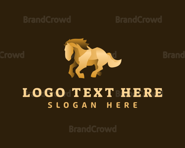 Luxury Horse Stallion Logo