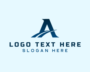 Letter A - Express Logistics Letter A logo design