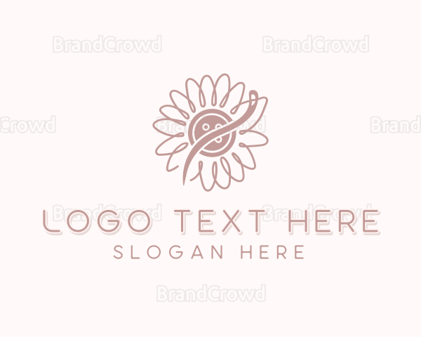 Sunflower Handmade Sewing Logo
